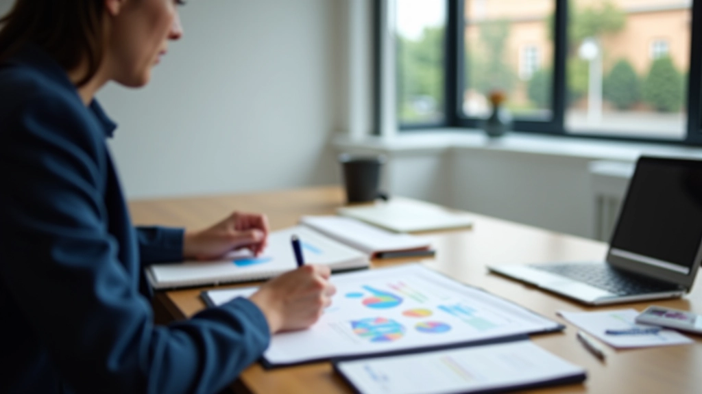 Écran d'ordinateur affichant un tableau de bord Google Analytics avec statistiques de blog, graphiques de croissance de trafic