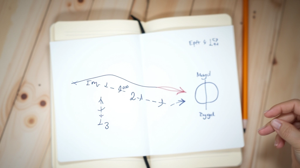 Graphique manuscrit montrant une boule de neige roulant vers le bas, symbolisant l'effet accumulatif des remboursements